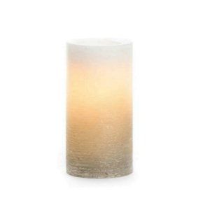 NWT- Flameless LED 6" Gold Ombrè Pillar Candle
